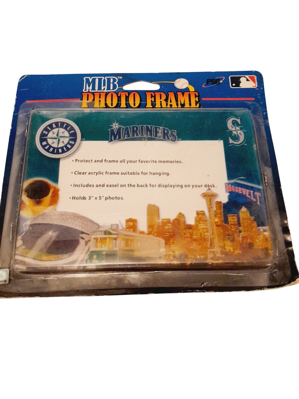 MLB Seattle Mariners Acrylic 3X5 Baseball Picture Photo Frame